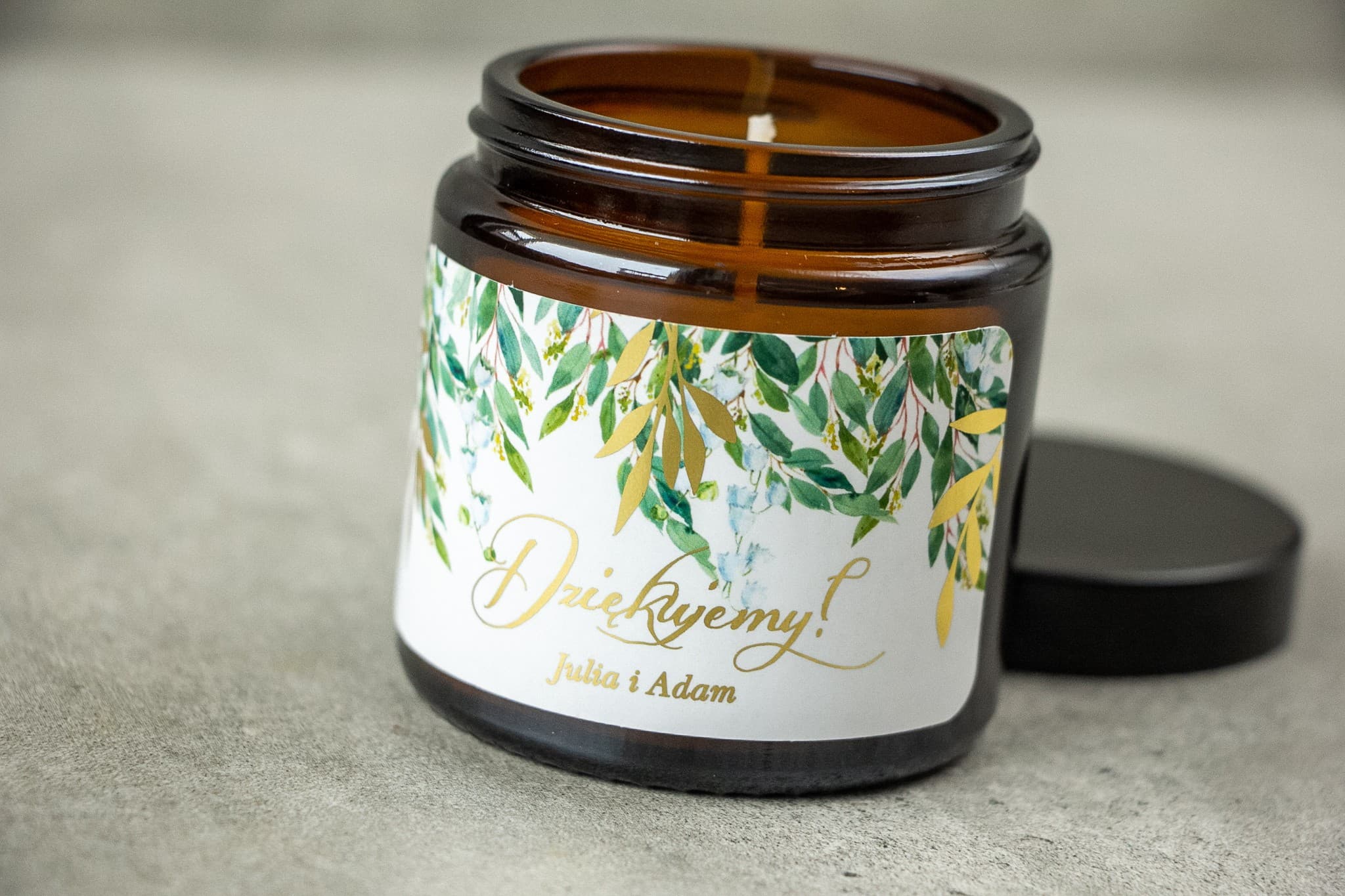 Rubin No. 4 Soy Candle – Gilded Lily of the Valley Wedding Favour