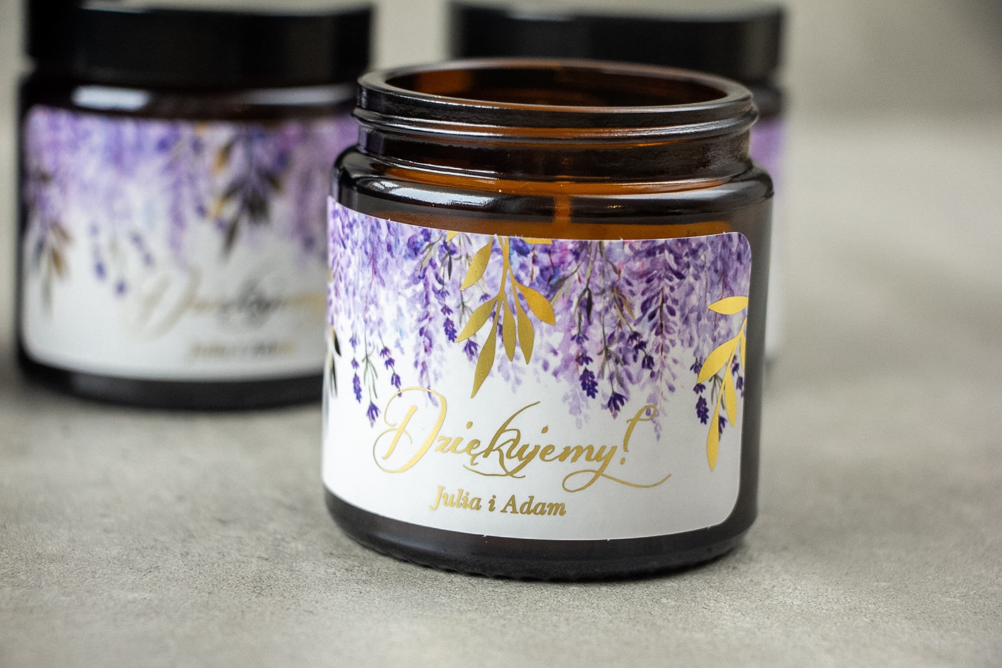 Rubin No. 5 Soy Candle – Heather, Gold Foiling & Wedding Favour - 2