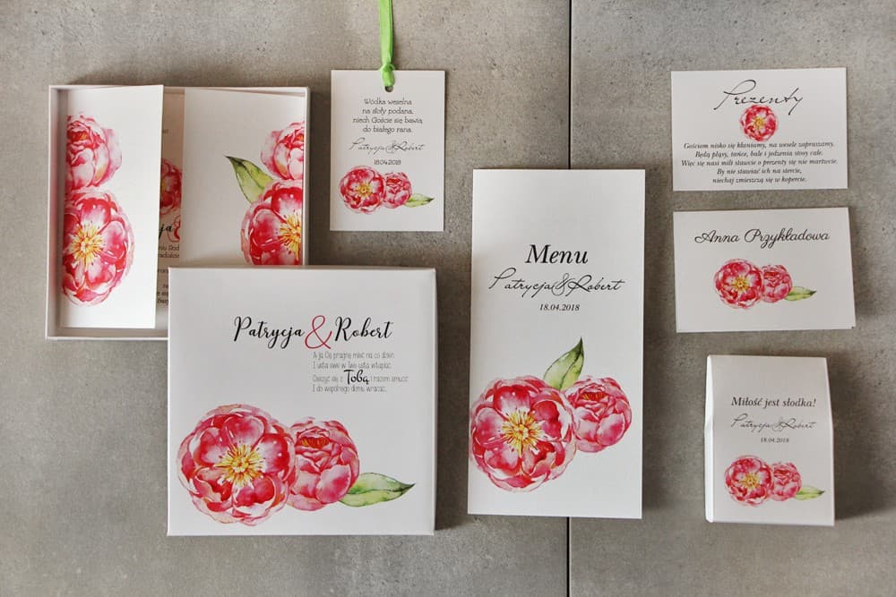 Wedding Stationery Sample Pack with £10 Voucher | Pistacjowe Wedding Invitation Samples | Pistacjowe No. 6