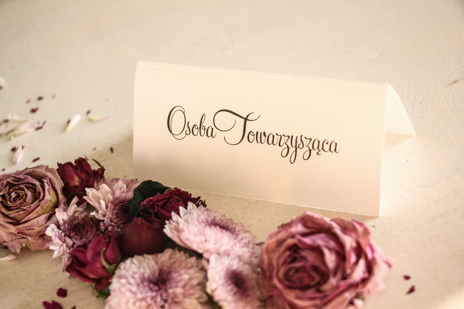 Photo Wedding Place Cards No. 3 – Personalised Table Cards with Your Own Photograph