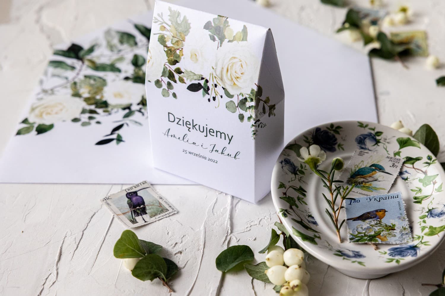 Bonbonschachteln Eukalyptus | Gastgeschenke zur Hochzeit | Korani Nr. 12 - 2