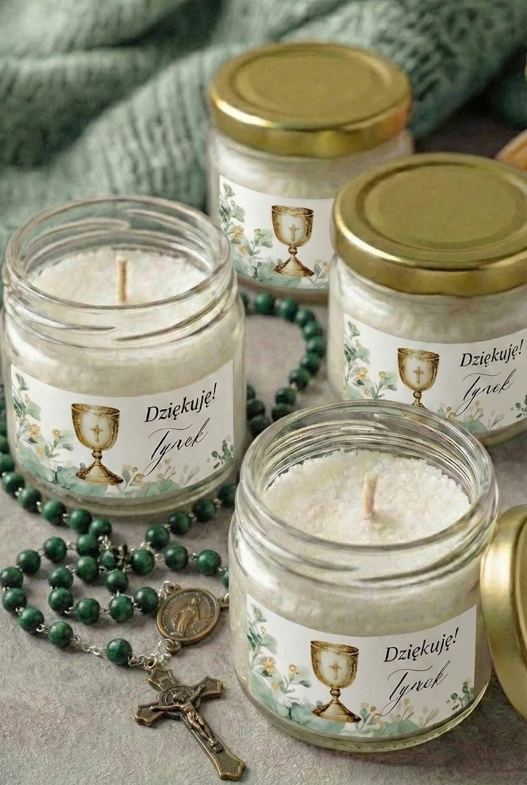 Sojakerze Matylda Nr. 2 – Botanisch und Dankeschön zur Kommunion