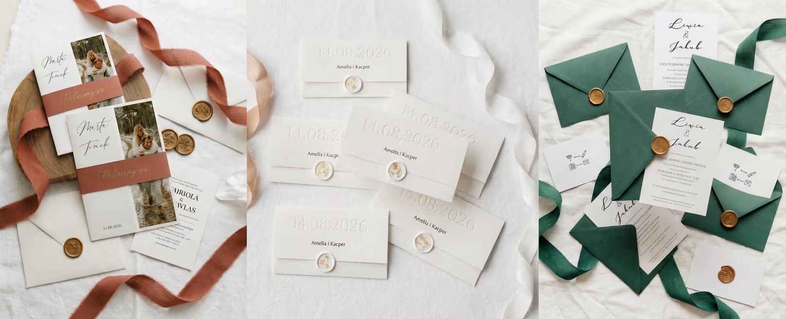 Papeteria ślubna Amelia