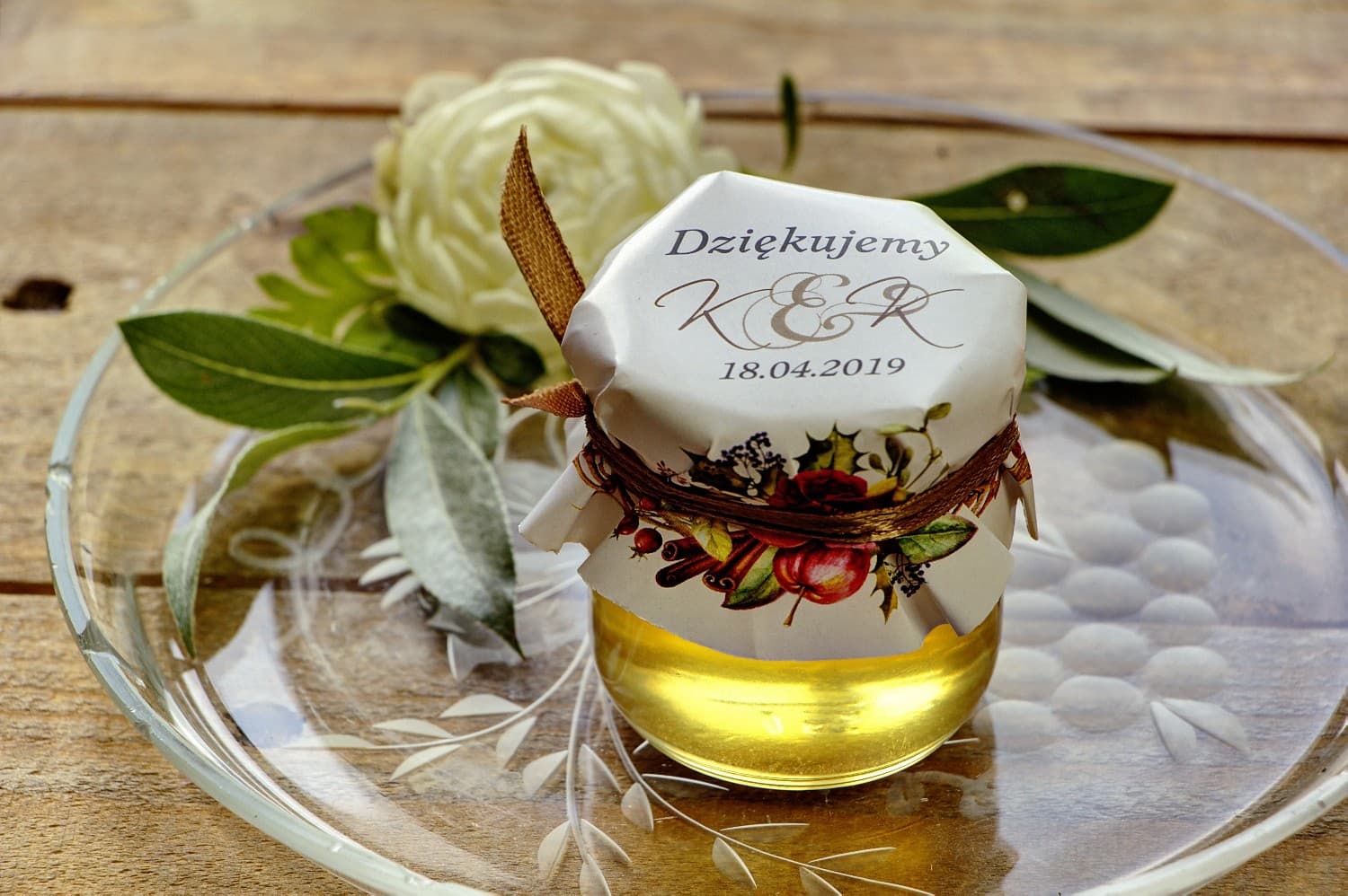 Miele Polacco in Barattolino Acquerelli n. 3 – Dolce Ringraziamento con Rose e Cannella