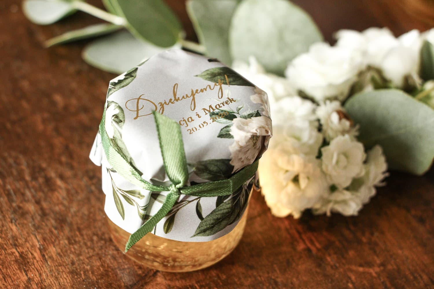 Miele Dorato Matrimoniale Soreli n. 1 – Dolce Ringraziamento con Peonia Bianca