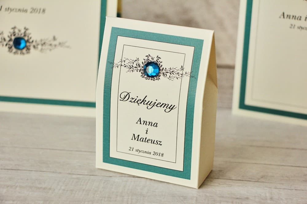 Elegantes Cajitas con Encaje y Circonita, Personalizadas | Detalles para Invitados de Boda | Cajita Con Encaje nº 5