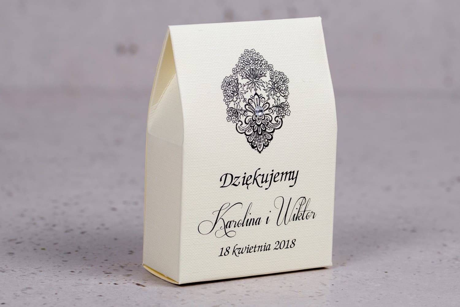 Elegantes Cajitas con Dulces y Circonita | Detalles para Invitados de Boda | Moreno n.º 8