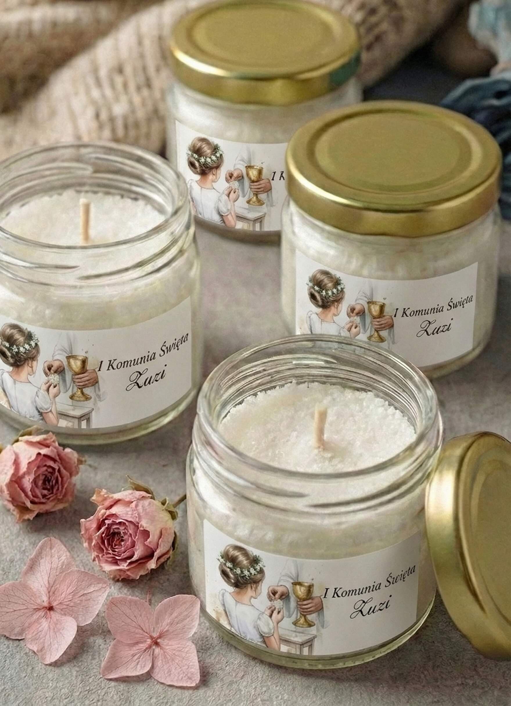 Matylda No. 21 Soy Candle – Girl at Communion and Guest Favour