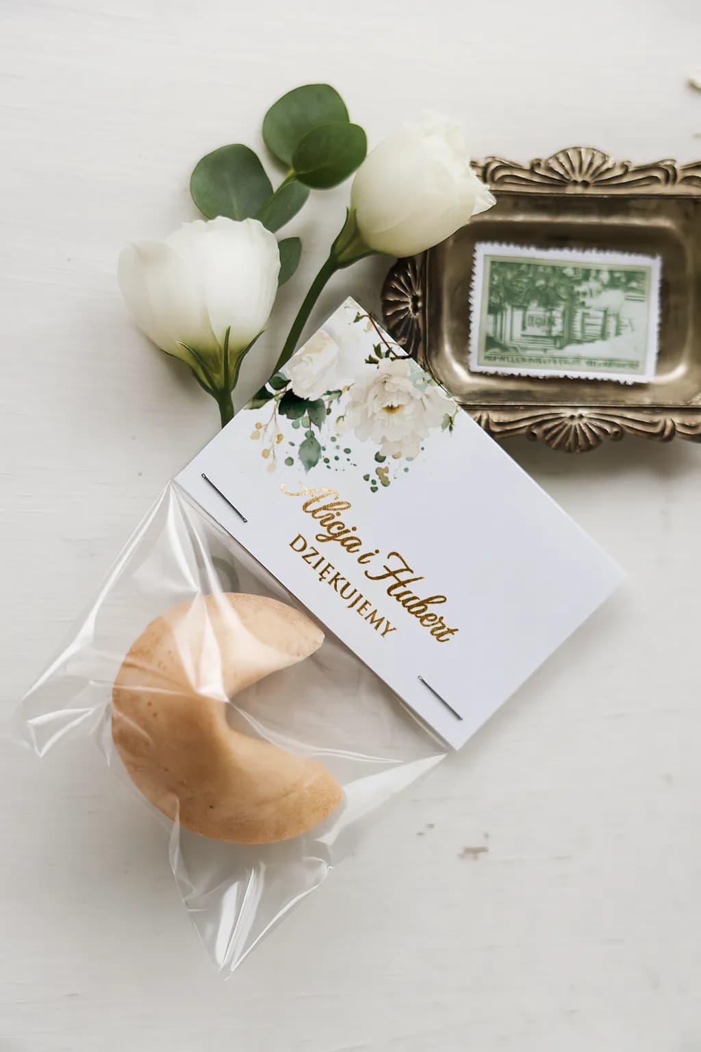 Galleta de la fortuna glamour con dorado – Ruskus n.º 5