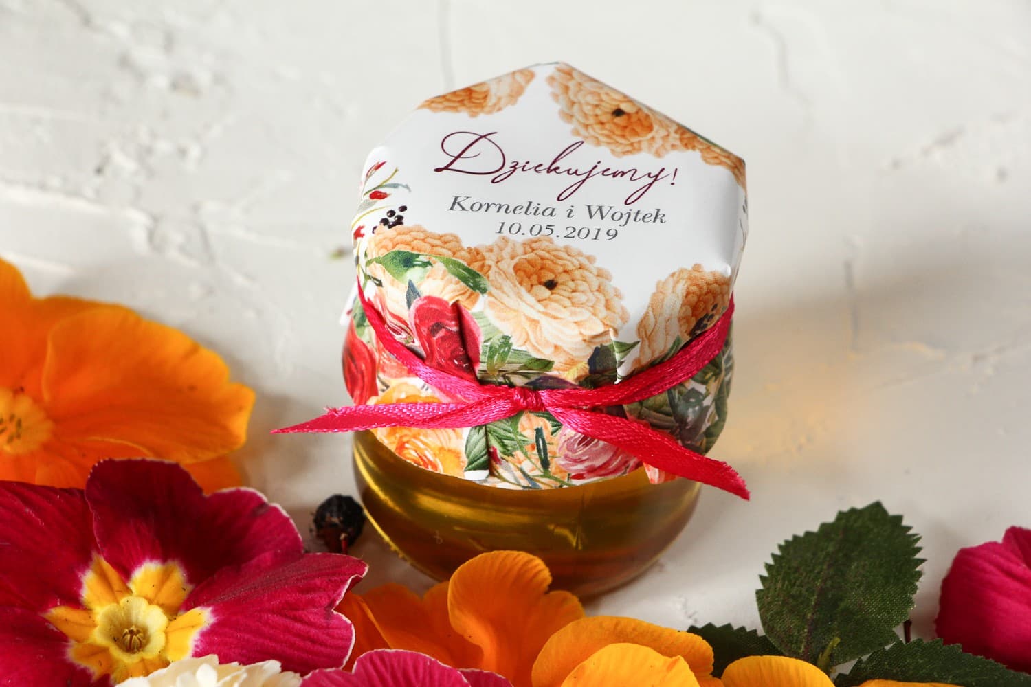 Miel Pura en Tarrito Wenis n.º 2 – Dulce Detalle con Rosa Amaranto