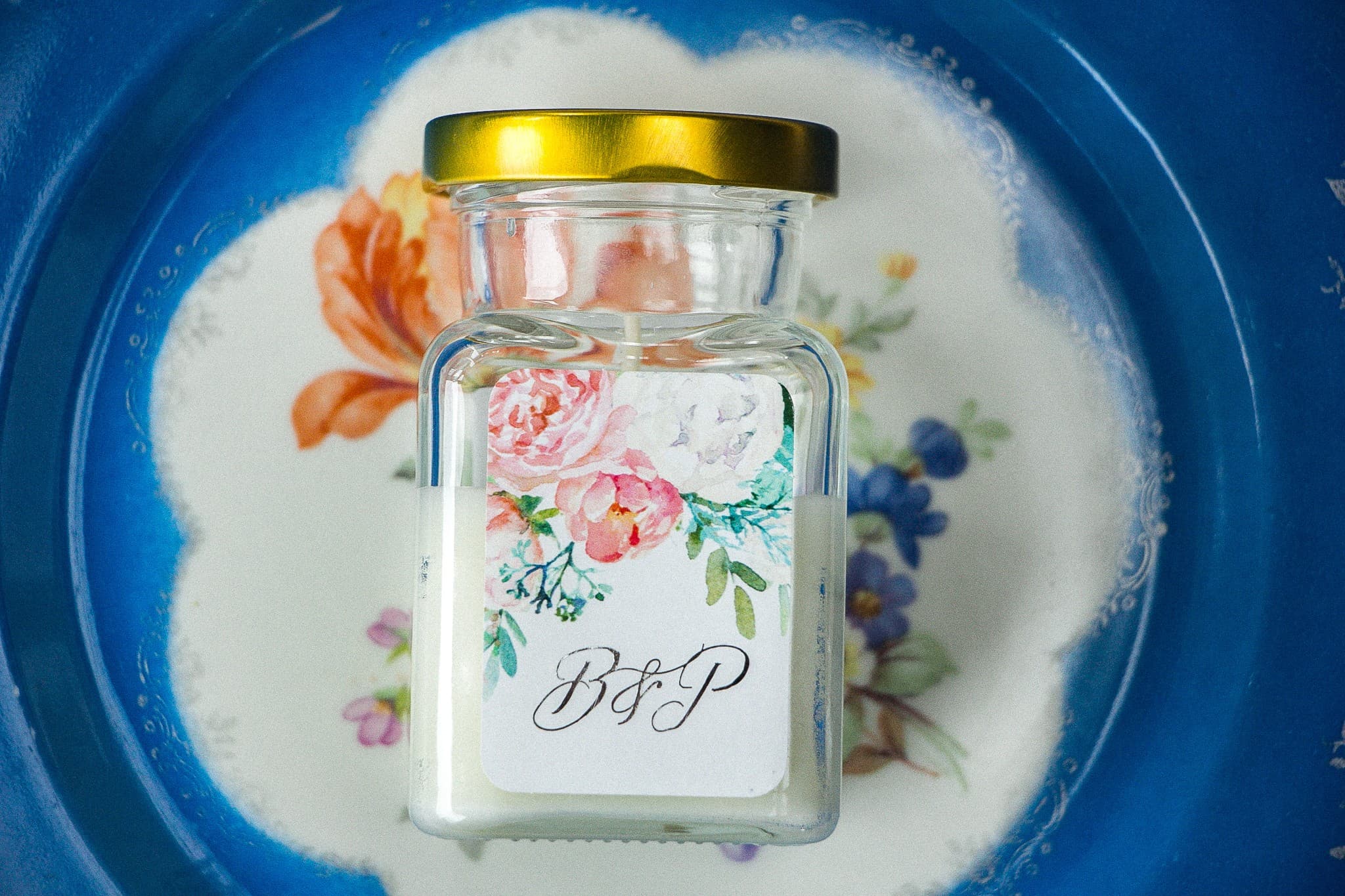 Duftkerze im Glas Pastell Nr. 8 – Glamour Gastgeschenk zur Hochzeit