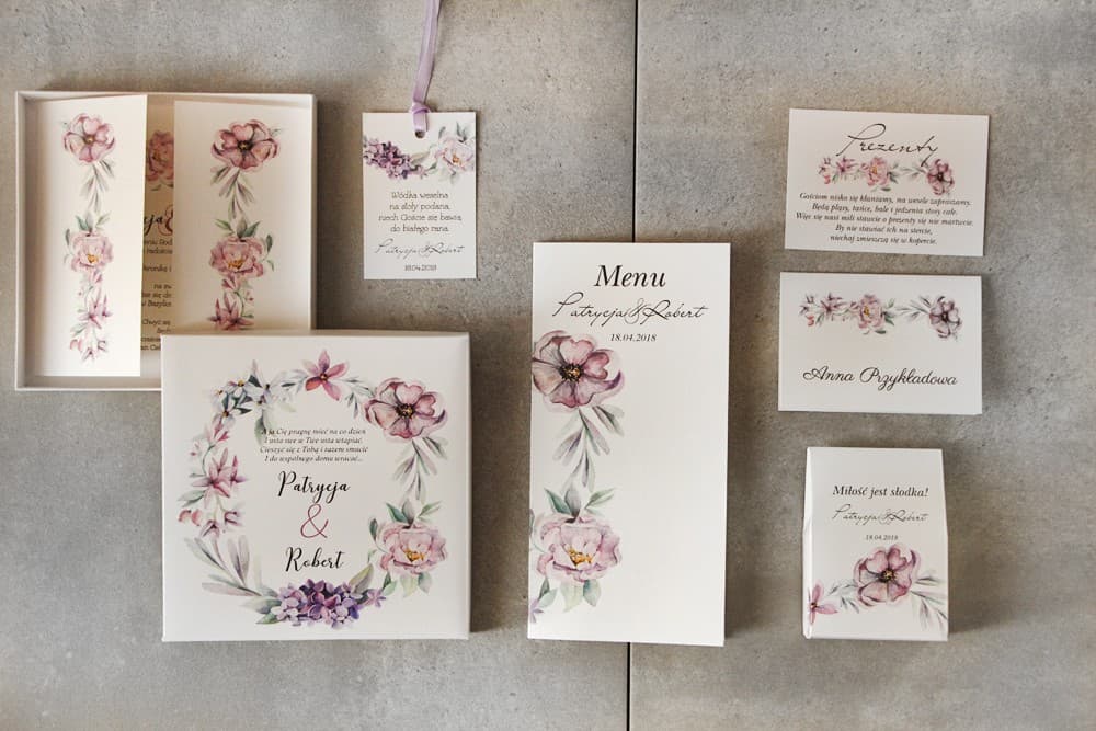 Kit d'Échantillons de Papeterie de Mariage avec Bon - Touchez et Voyez la Qualité | Échantillons d'Invitations de Mariage | Pistacjowe n° 15