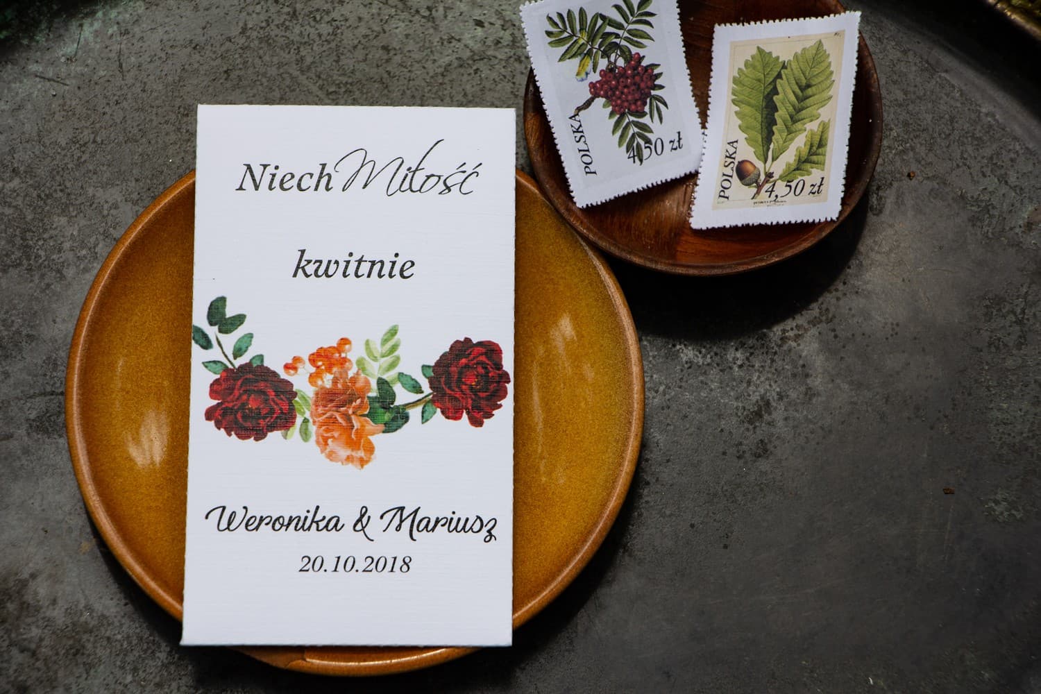 Eco Forget-Me-Not Seed Packets | Rustic Wedding Favours with Rowan Berry | Orini No. 2