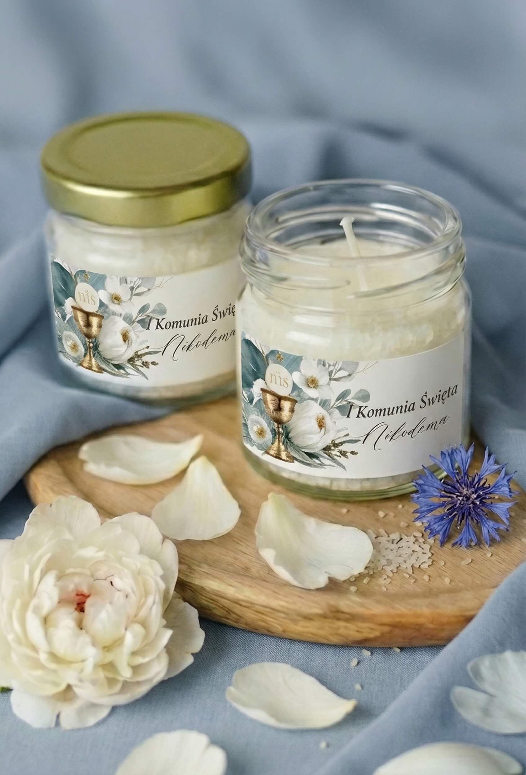 Matylda No. 13 Soy Candle – Eucharistic Chalice Communion Favour