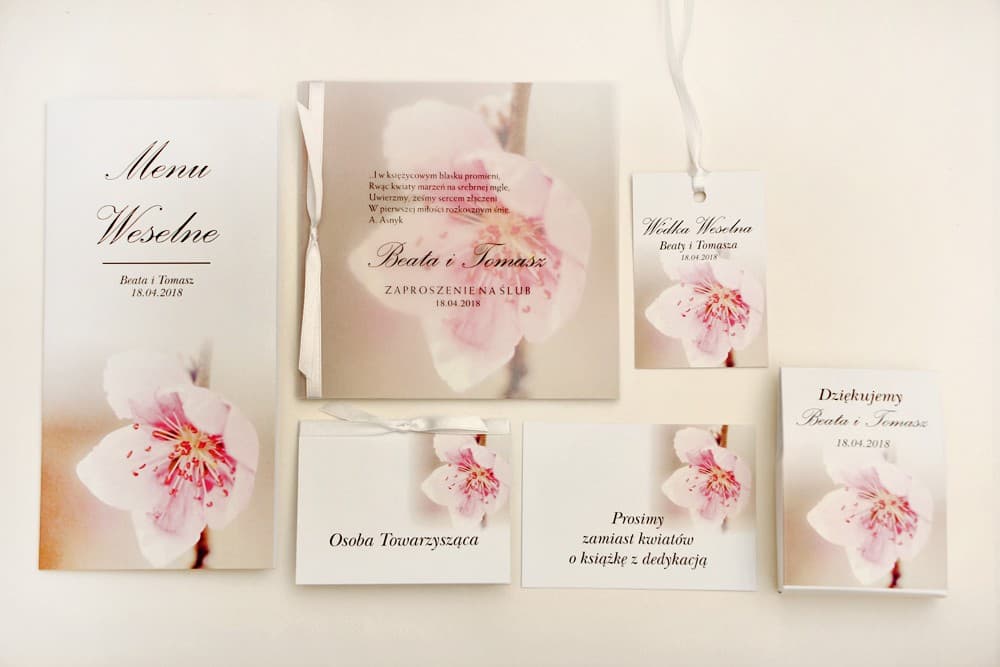 Vellum Wedding Invitation Samples, Cherry Blossom | Stationery Sample Pack with £2 Voucher | Elegant No. 12