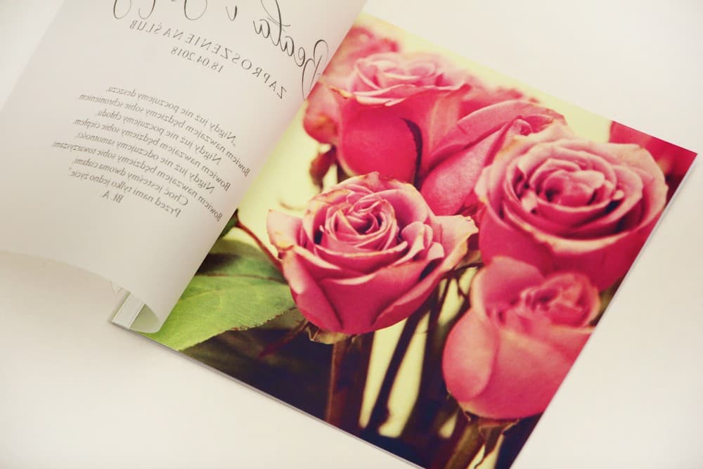 Square Wedding Invitations with Vellum, Roses and Ribbon Floral Theme – Elegant No. 1