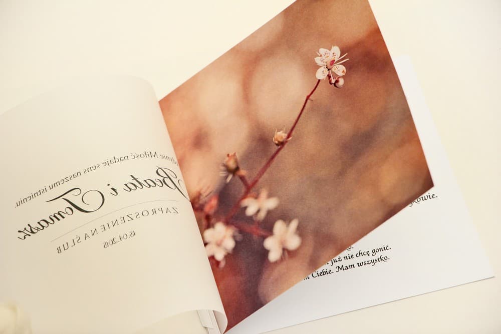 Elegant Wedding Invitations No. 16 – Vellum and Apple Blossoms