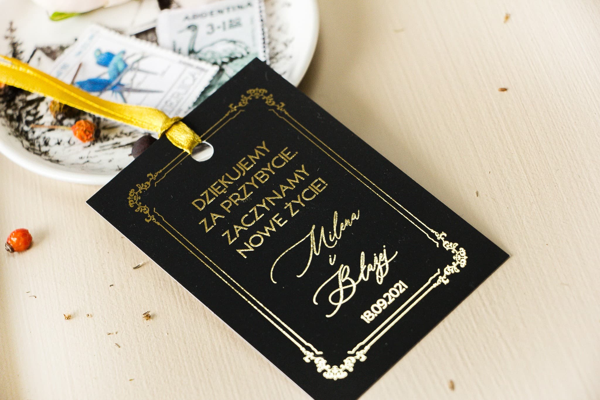 Elegantes Etiquetas para Botellas con Dorado | Etiquetas Negras para Vodka de Boda Glamour | Sand n.º 2