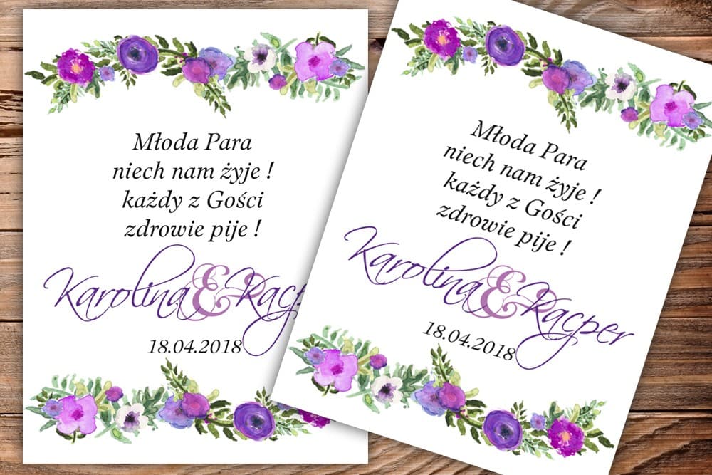 Etiquetas para Bodas Rosas en Acuarela | Pegatinas Personalizadas para Botellas de Flores | Acuarelas n.º 11