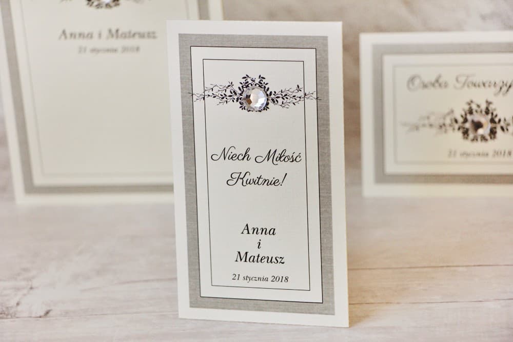 Forget-Me-Not Seed Favours with Lace and Cubic Zirconia | Wedding Favours | Lace Collection No. 7