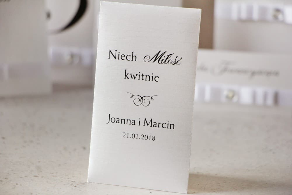 Sachet de graines de myosotis Amaretto n° 9 Cadeaux pour invités de mariage - graines de Myosotis - Amaretto Perlé, texture lin, élégant