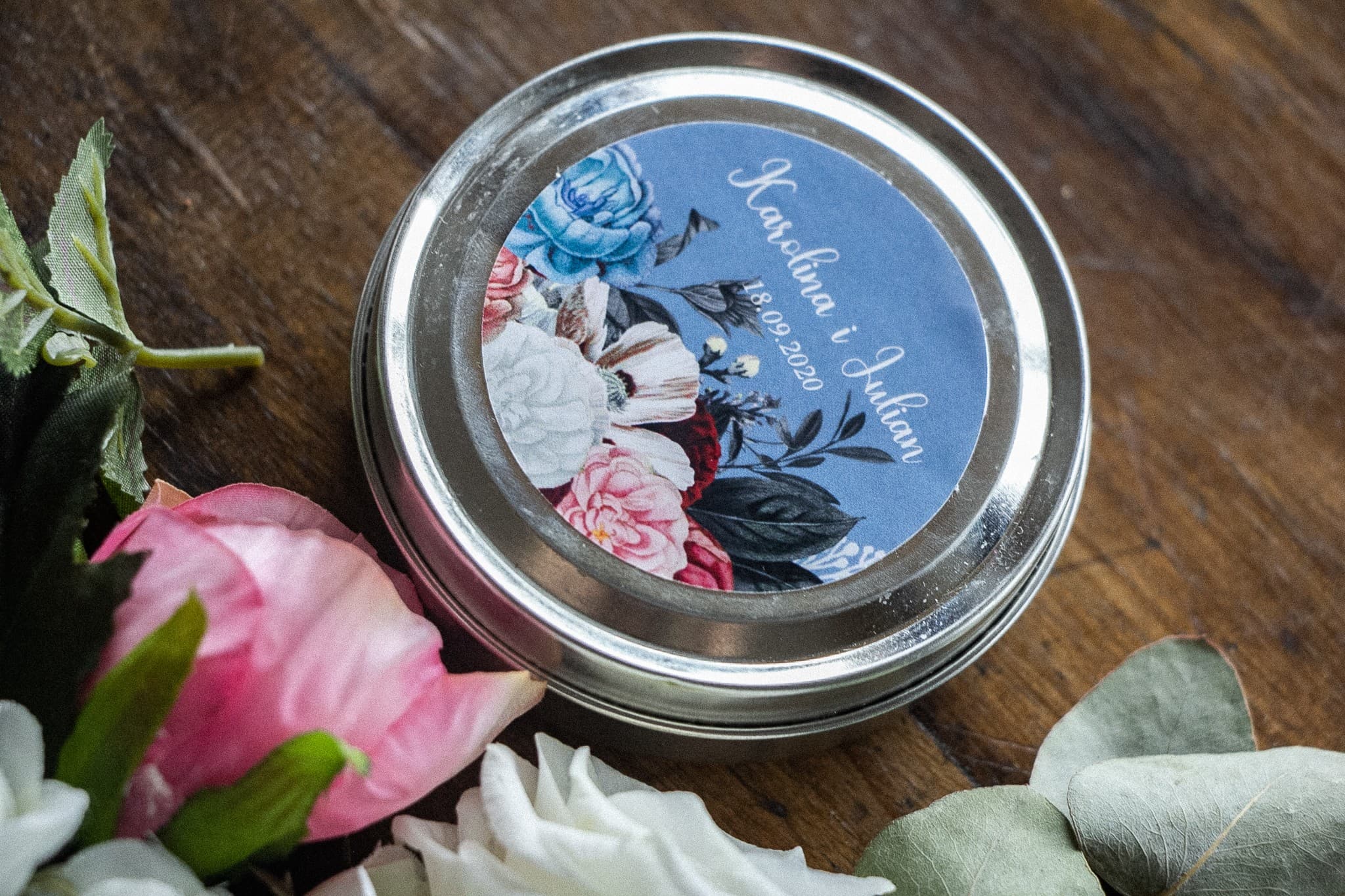 Sojakerze in der Dose Eteryczne Nr. 4 – Vintage Gastgeschenk