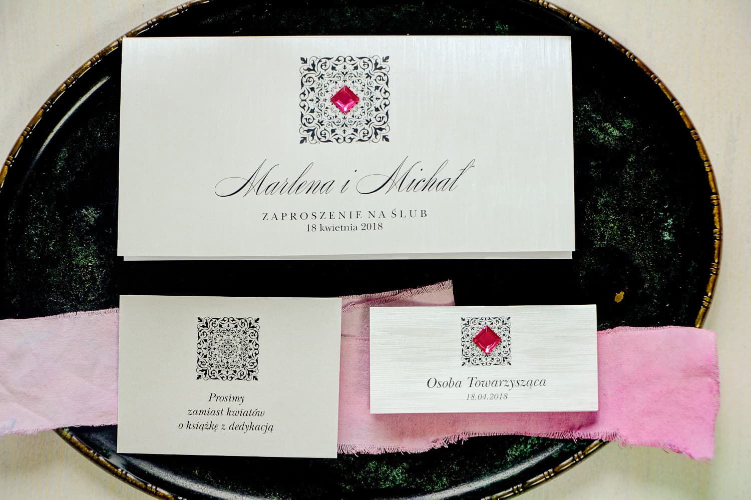 Invitaciones de Boda Brenet nº 2 – Minimalistas con Circonita