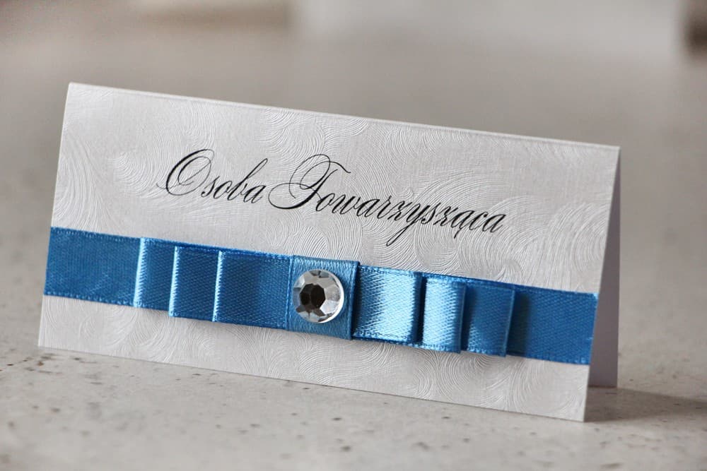 Marcasitios de Boda Amaretto nº 4 – Tarjetas de Mesa Estilo Glamour con Circonita