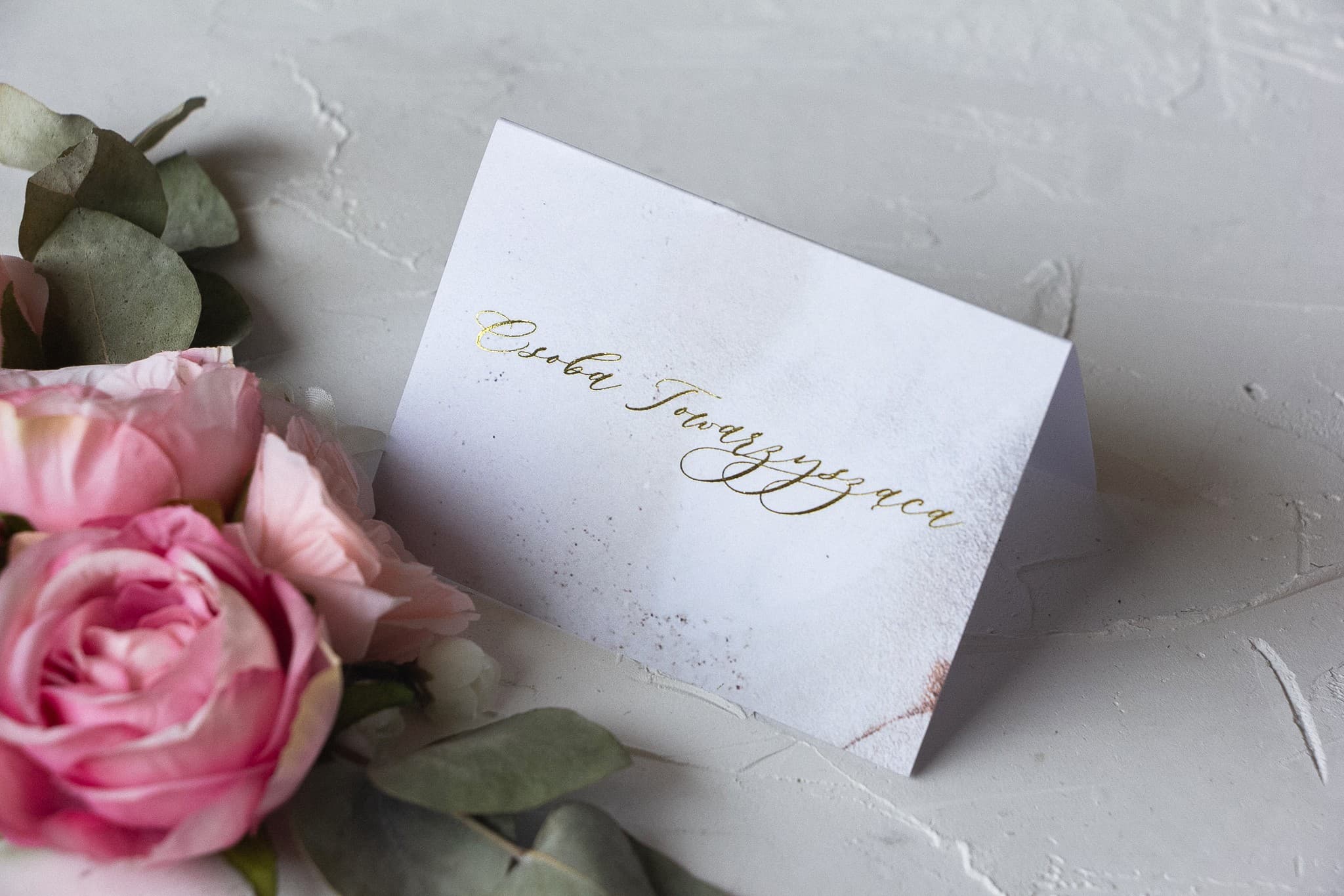 Marcasitios de Boda Mármol nº 1 – Tarjetas de Mesa Doradas Estilo Glamour