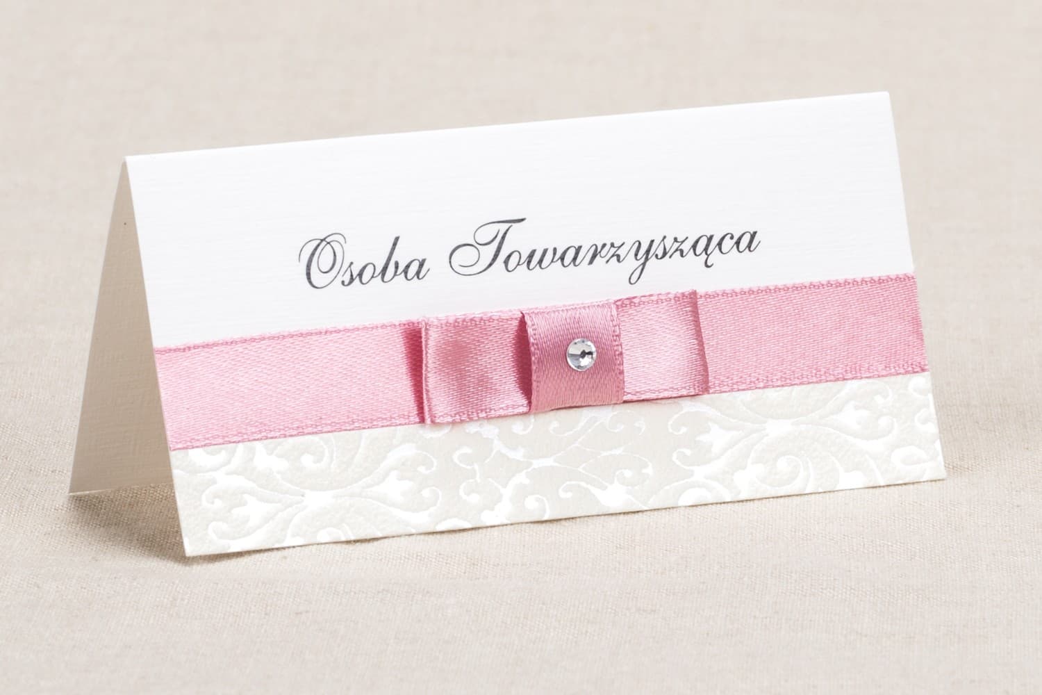 Marcasitios de Boda Klaris n.º 4 – Tarjetas de Mesa con Motivo de Encaje Blanco