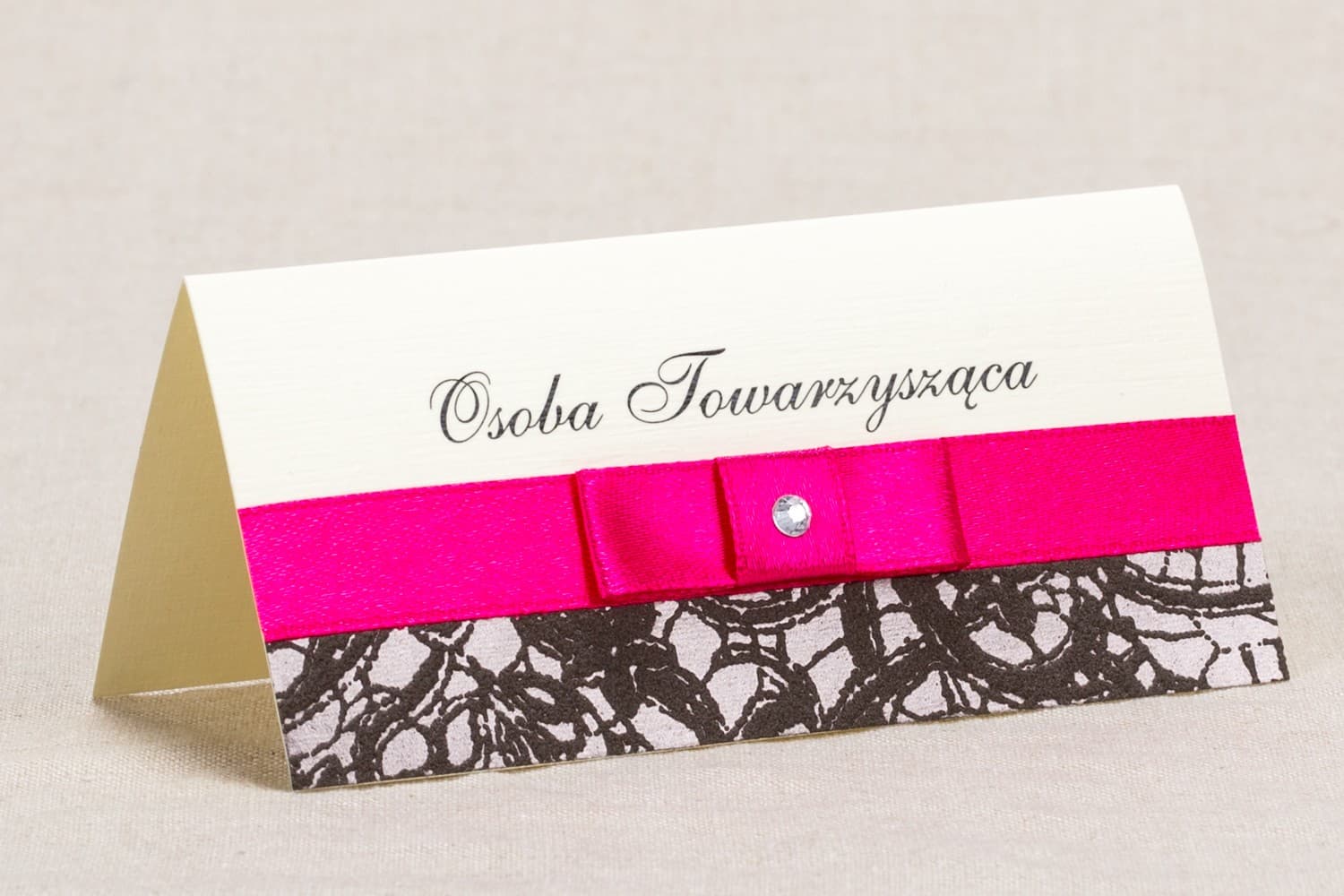 Marcasitios de Boda Klaris n.º 2 – Tarjetas de Mesa con Motivo de Encaje Marrón