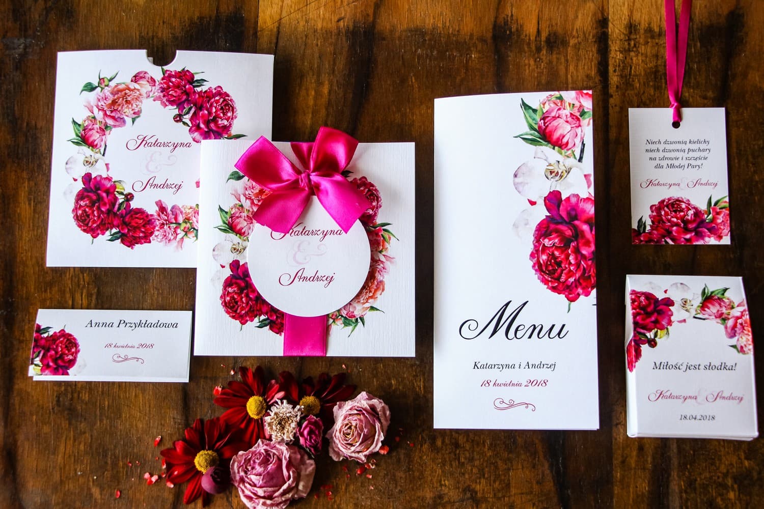 Set de Muestras de Papelería de Boda, Cupón de Descuento | Muestras Invitaciones de Boda Florales | Flores Pintadas n.º 30