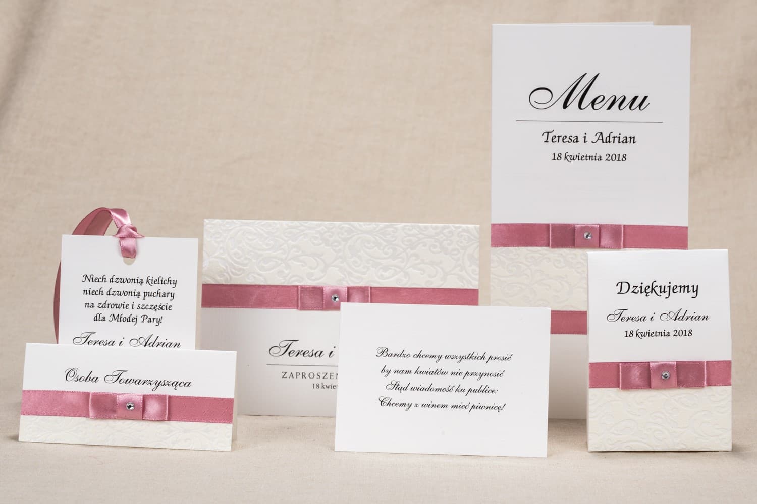 Muestras de Invitaciones de Boda con Encaje | Set de Prueba de Papelería | Klaris n.º 4