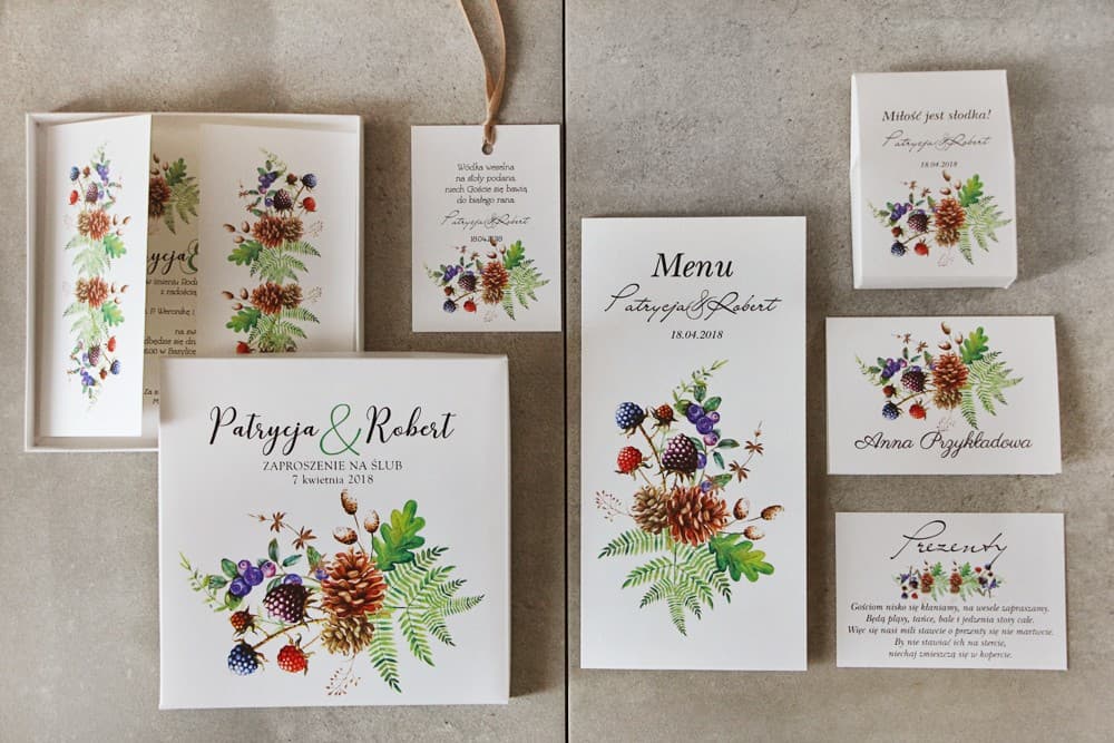 Muestras Pistacho nº 12 - Set de papelería de boda