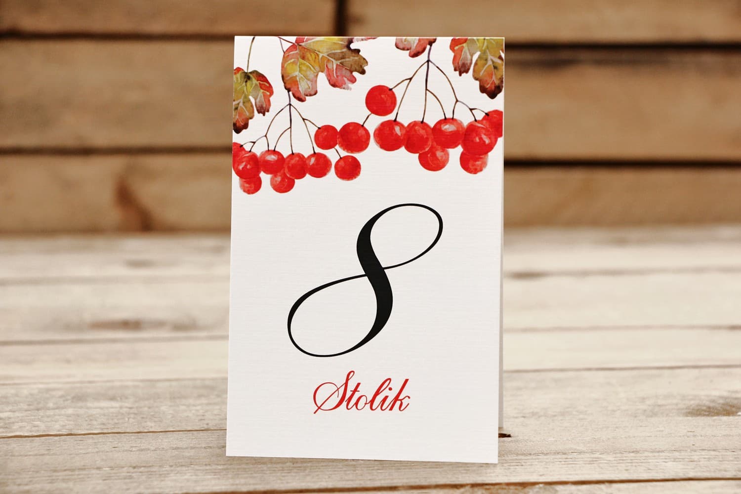 Números de mesa, mesa de boda, celebración - Flores Pintadas nº 16 - Serbal - complementos de boda