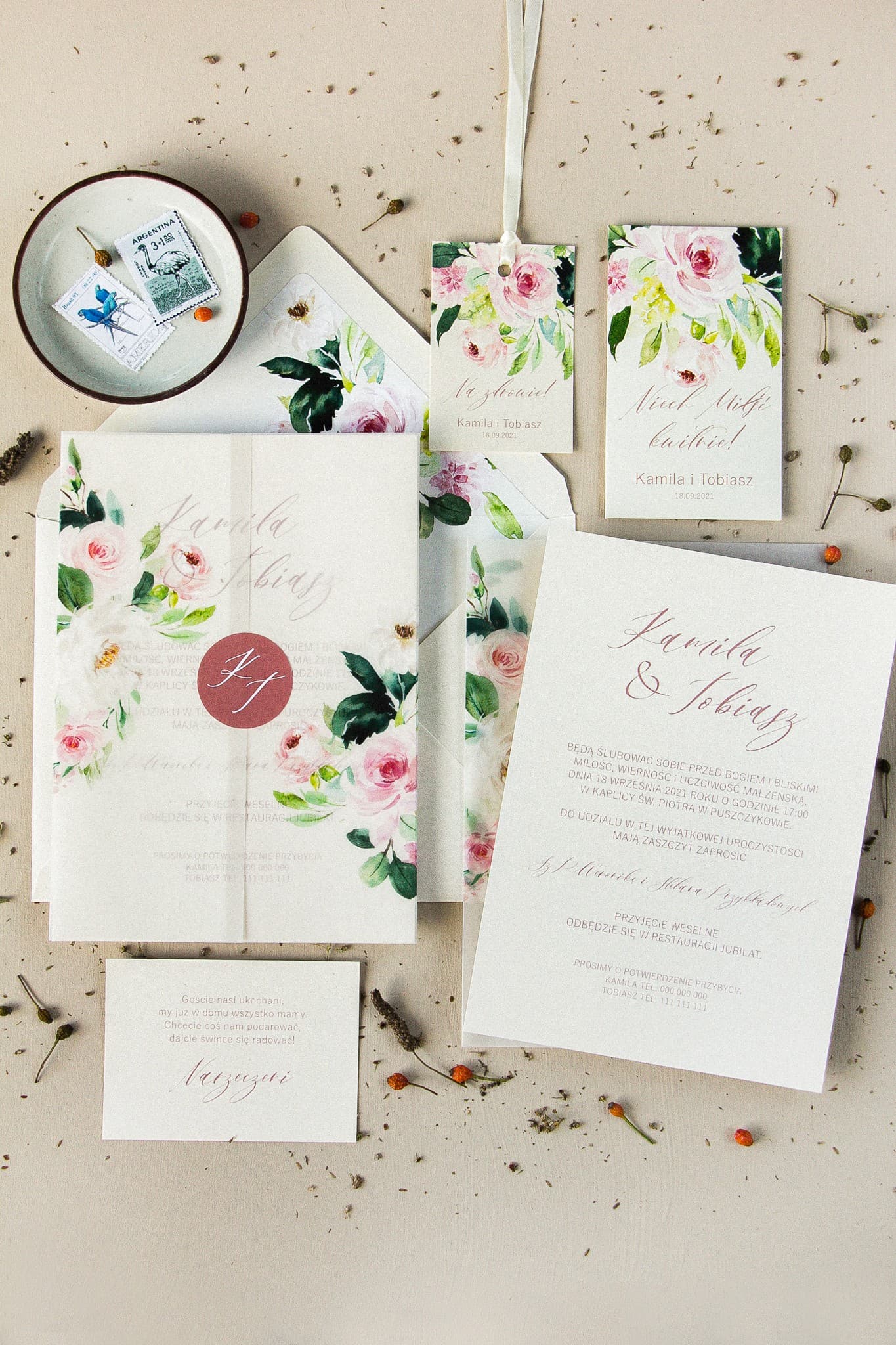 Partecipazioni Nuziali Glamour – Opal nr 8 con Peonie Rosa e Velina