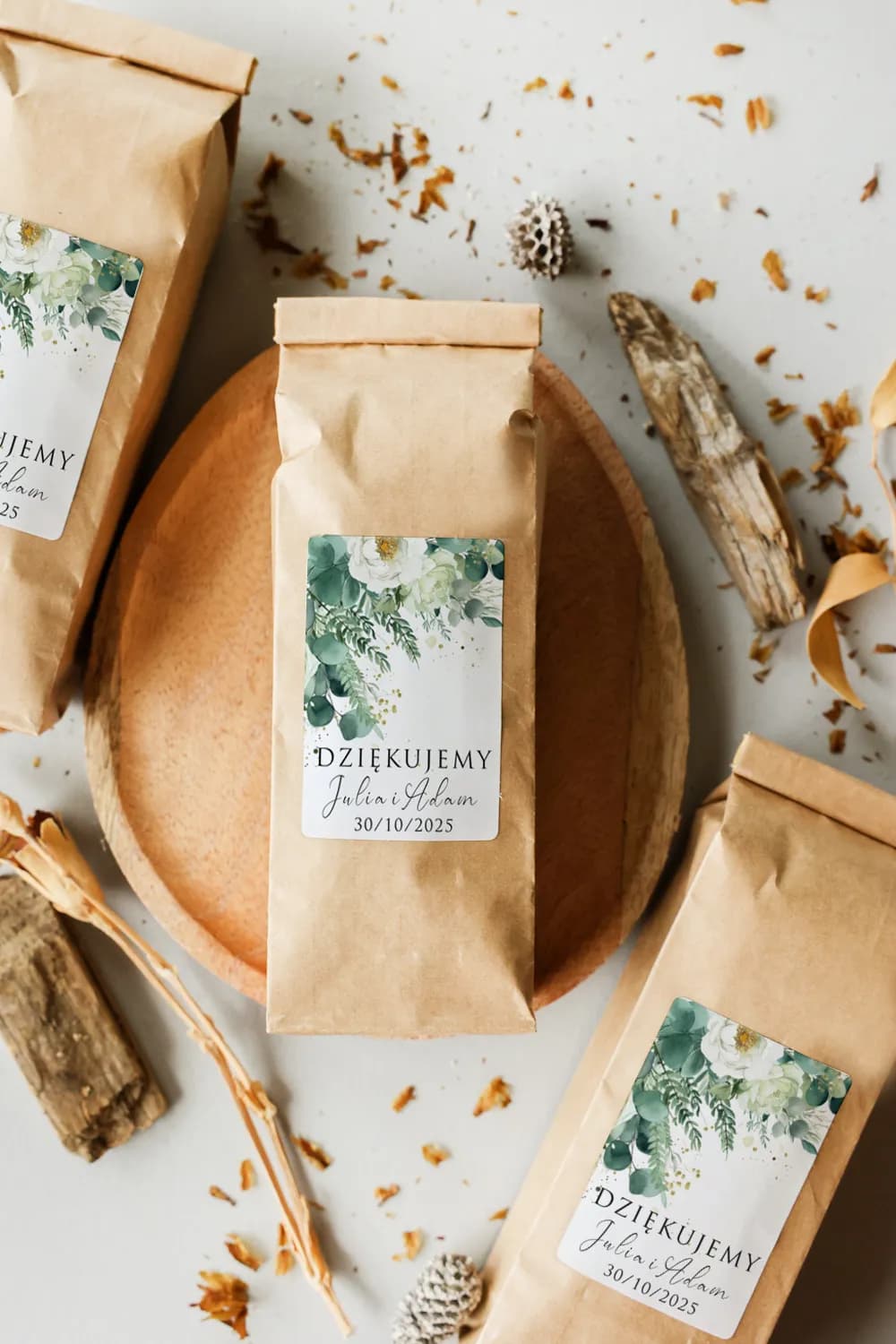 Eucalyptus Tea Wedding Favours | Personalized Wedding Gifts | Impression No. 9