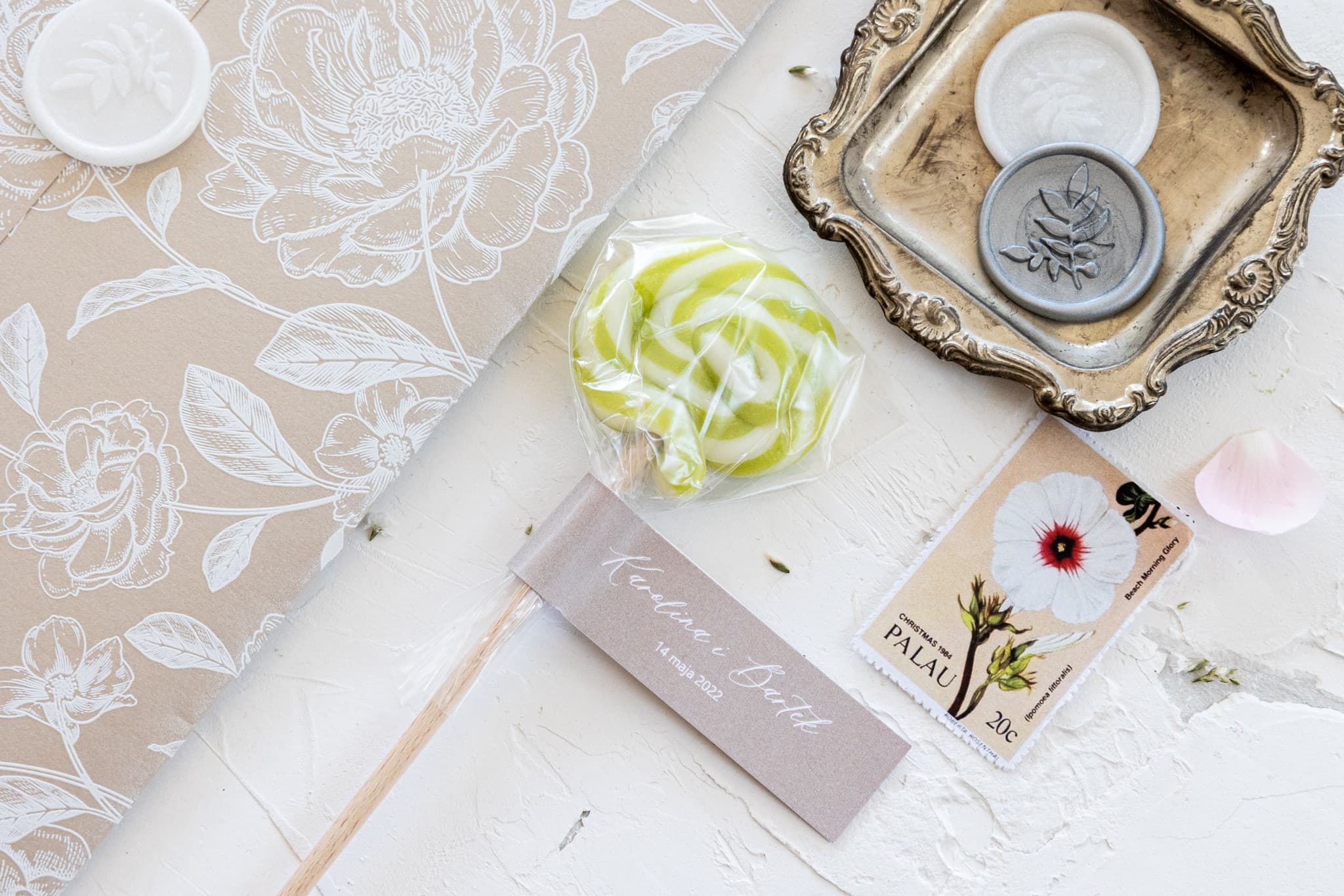 Piruletas Artesanales, Detalles Dulces | Agradecimientos Personalizados para Invitados de Boda | Nefryt n.º 4