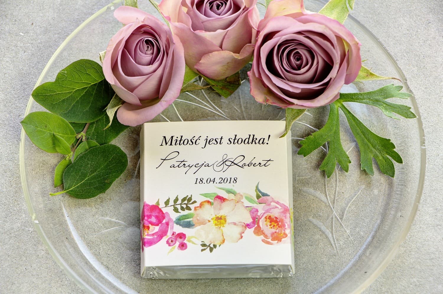 Chocolats de Mariage aux Pivoines, Remerciements Sucrés pour les Invités | Cadeaux de Mariage Personnalisés | Pistacjowe n° 3