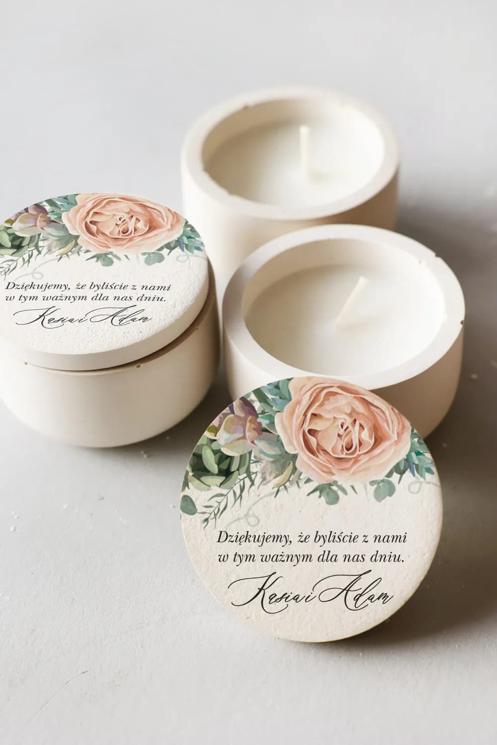 Flores No. 4 Soy Candle – Rose Wedding Favour