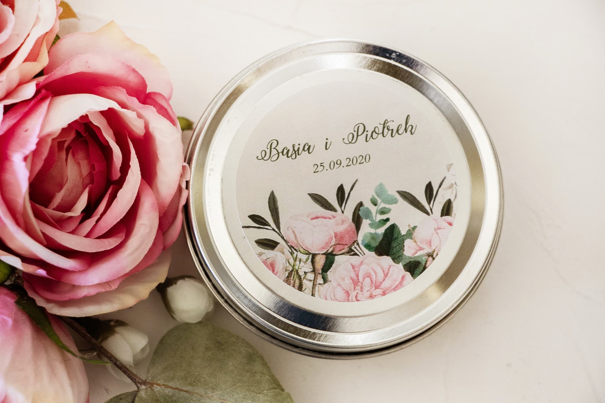 Korani No. 1 Scented Candle Wedding Favours | Roses & Hydrangea Gifts