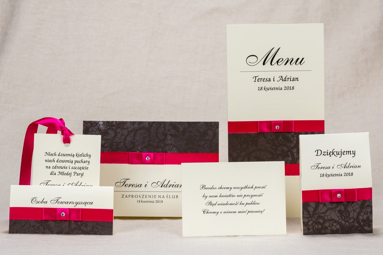 Lace Wedding Invitation Sample Pack | Classic Wedding Stationery Samples | Klaris No. 2