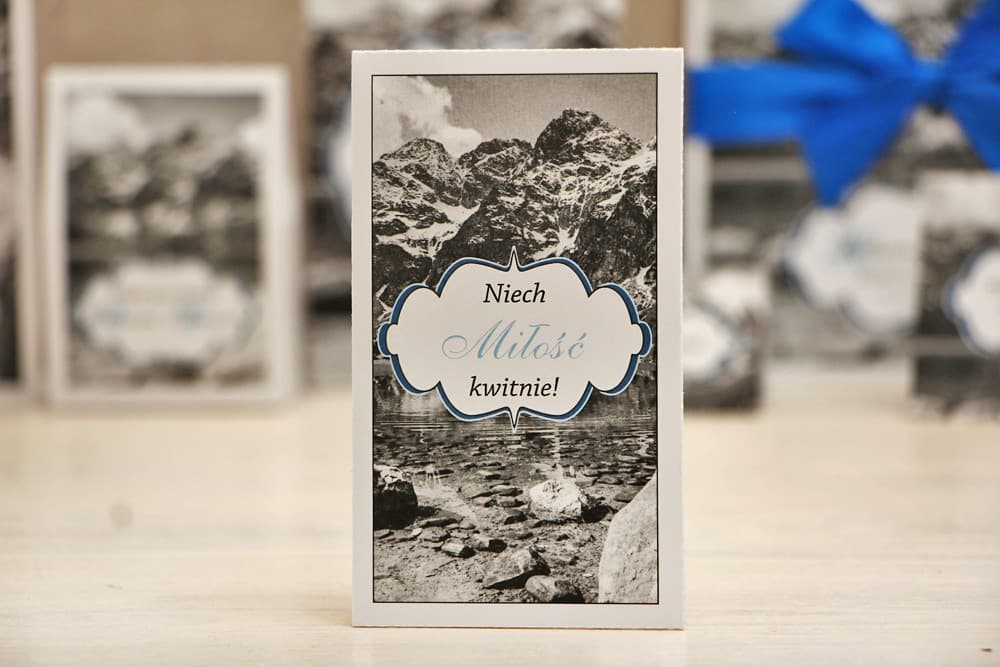 Mountain Landscape Forget-Me-Not Seeds, Personalized Gifts | Wedding Favours | Felicja No. 21