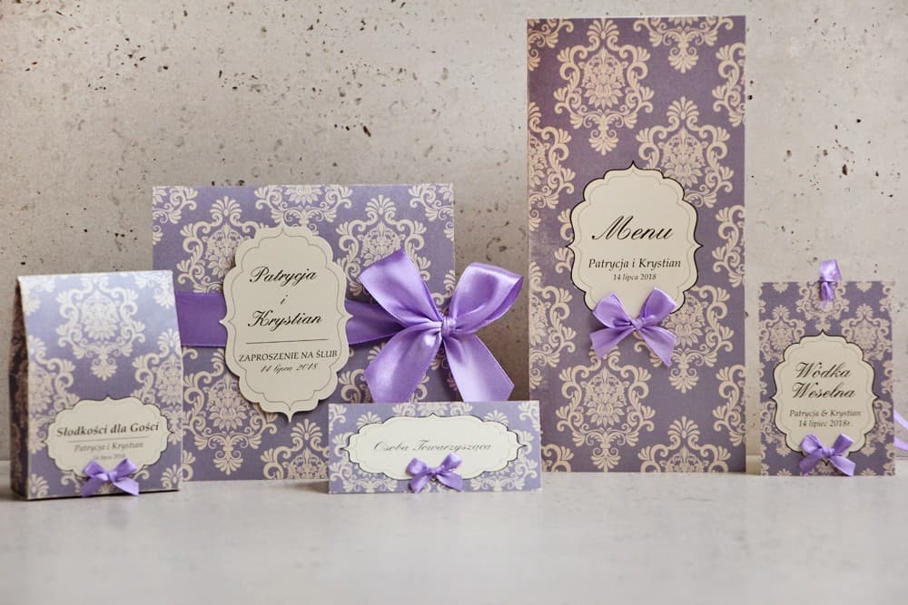 Set Prova Cancelleria Nuziale, Carta Perlata, Ornamenti Erica | Campioni Inviti Matrimonio | Ornament n. 3