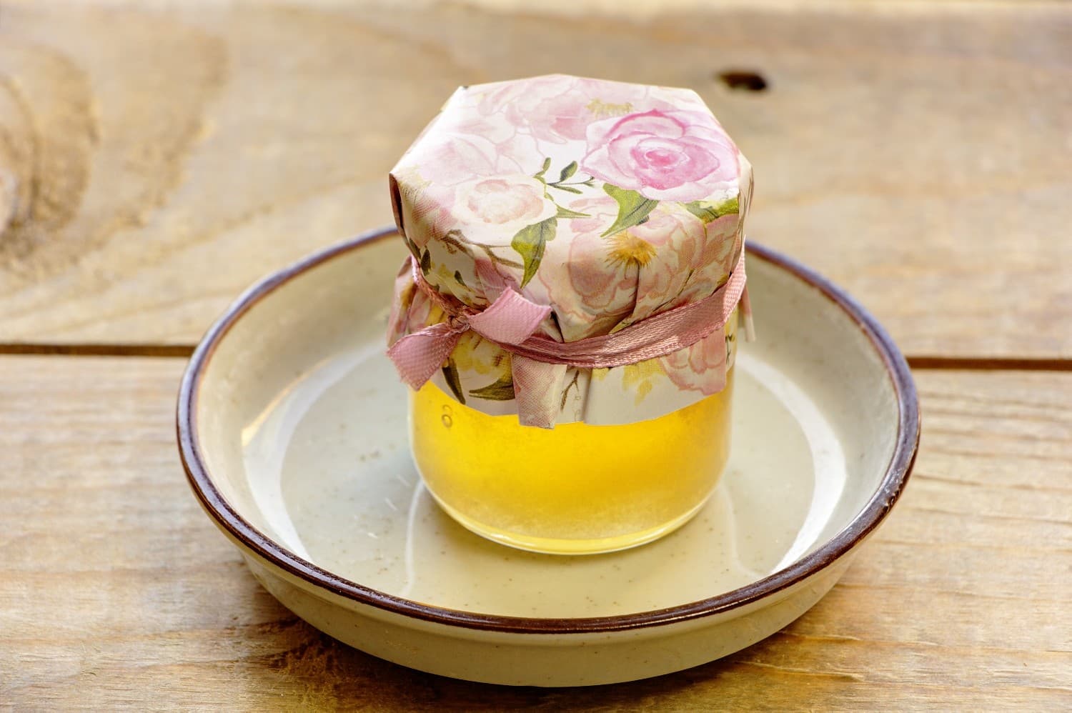 Polski Miód w Słoiczku Malowane Kwiaty nr 12 – Naturalny Upominek z Piwoniami