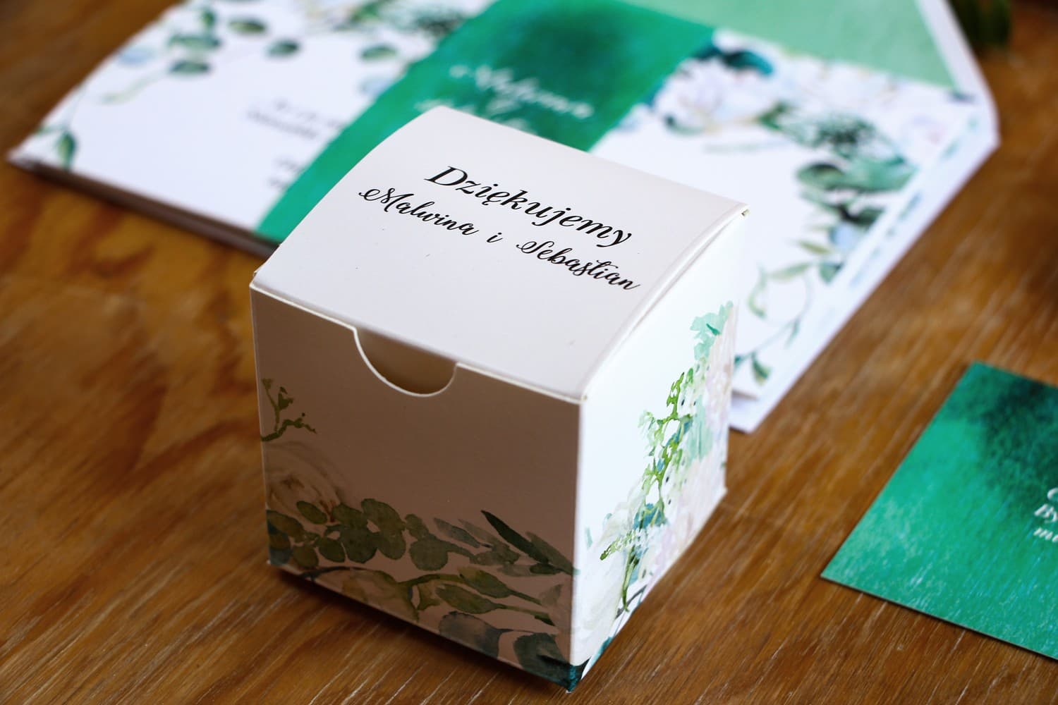 Eucalyptus Sweet Favour Boxes | Wedding Guest Favours | Rozalia No. 3