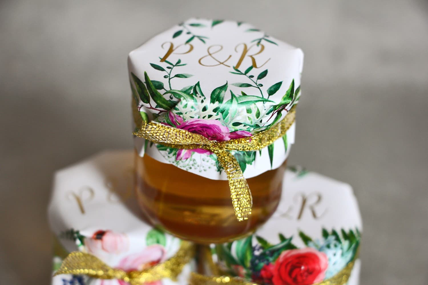 Miel de Boda Dorada Cykade nº 4 – Dulce Agradecimiento con Rosas