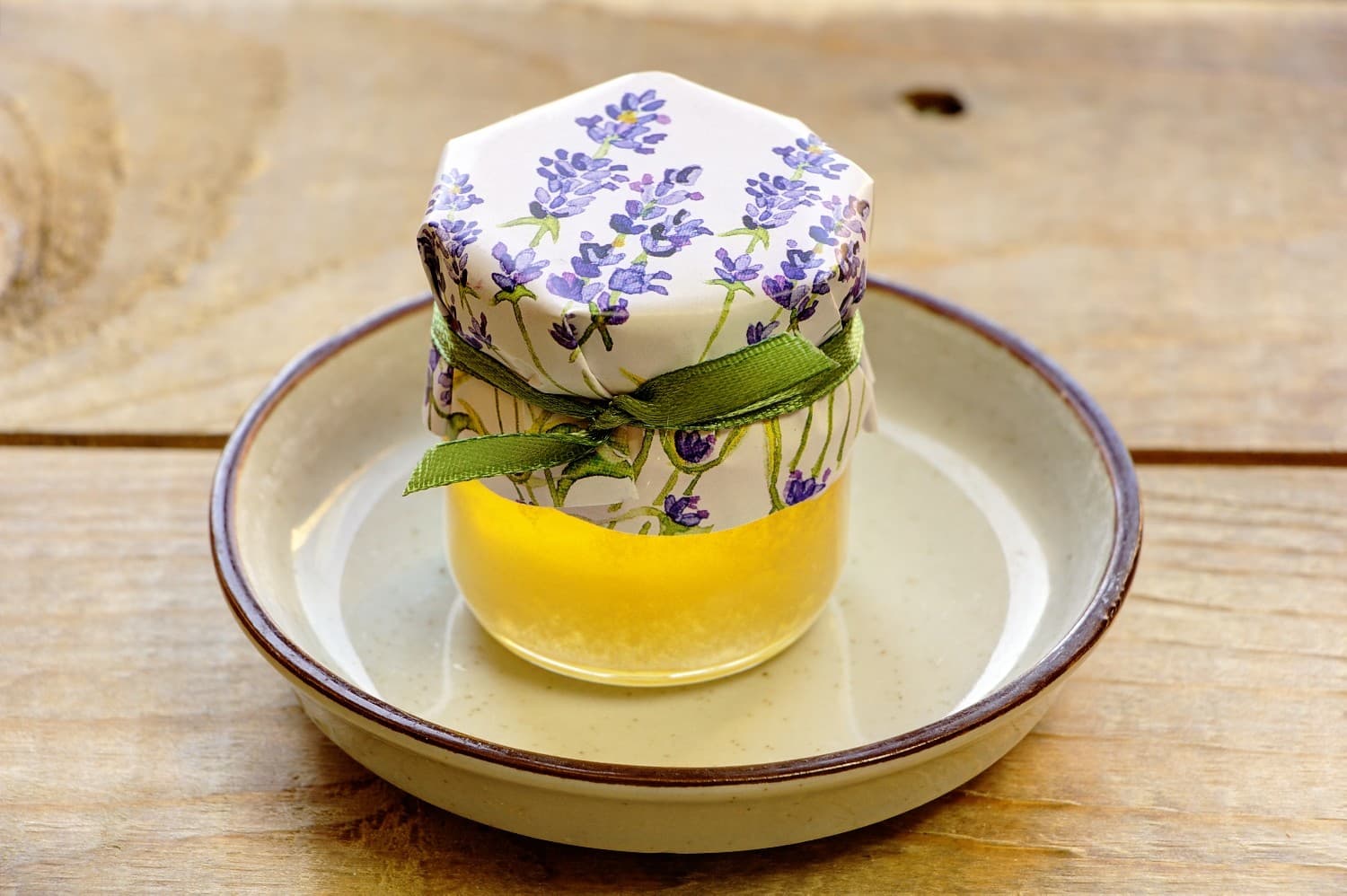 Miel Polaca en Tarrito Flores Pintadas n.º 8 – Detalle Natural con Lavanda