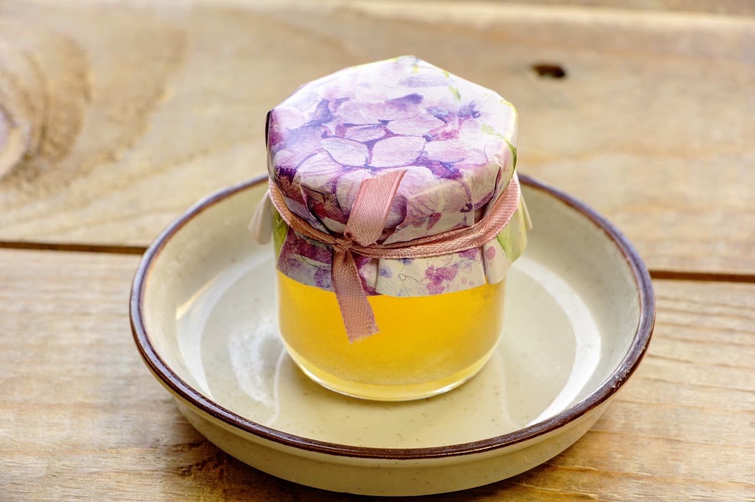 Miel para Bodas Flores Pintadas nº 3 – Dulce Detalle con Hortensia Violeta