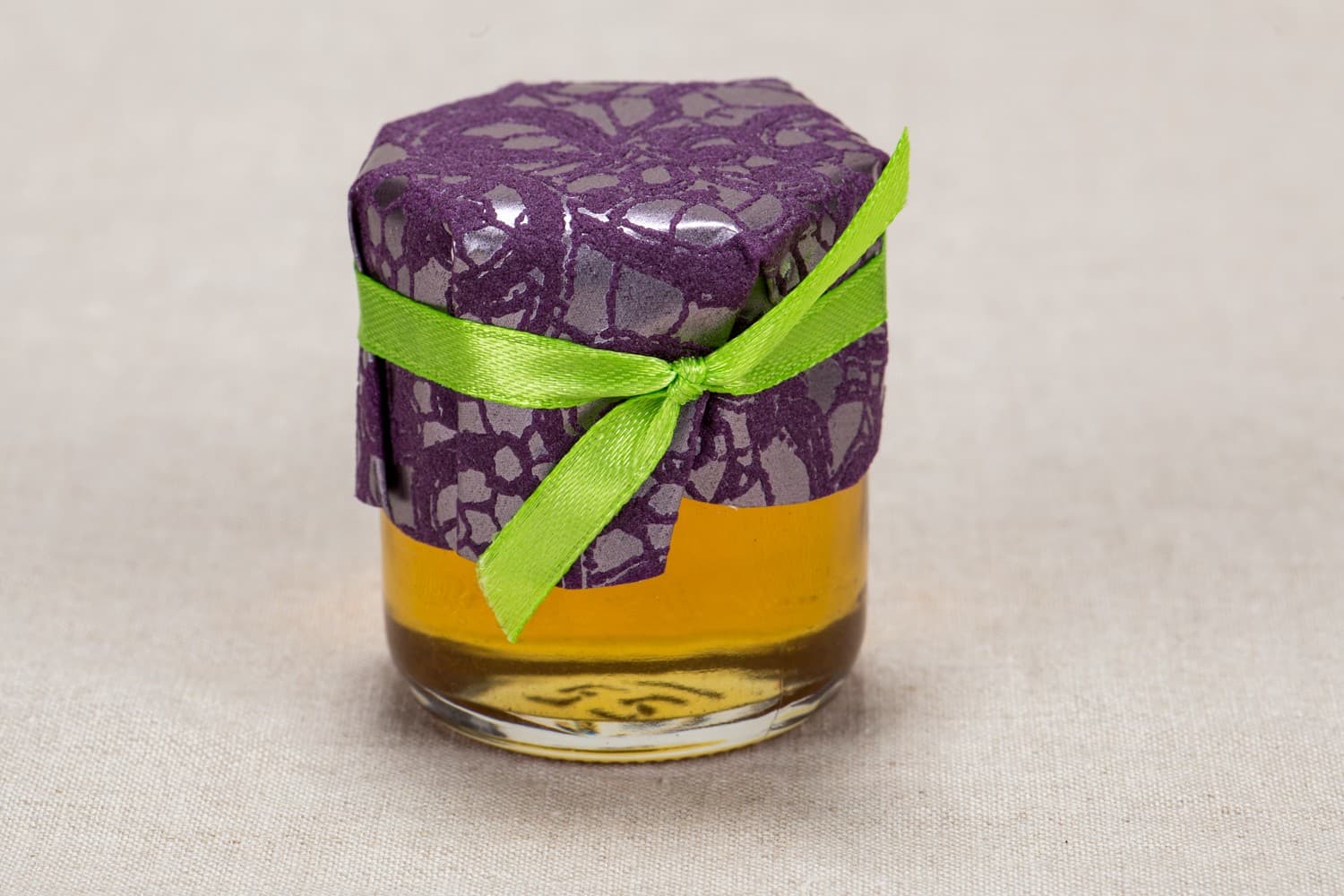 Miel Natural en Tarrito Klaris nº 1 – Dulce Agradecimiento con Encaje Violeta